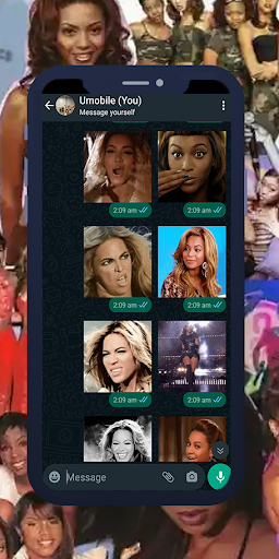 Android application Beyoncé Animated WASticker screenshort