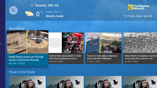 The Weather Network Tangkapan layar