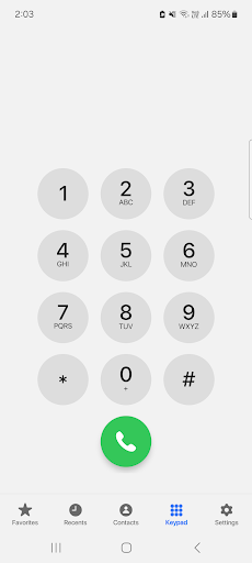 Android application Phone Call & Dialer screenshort