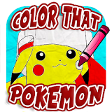Color That Pokemon - Free Coloring Book App icon