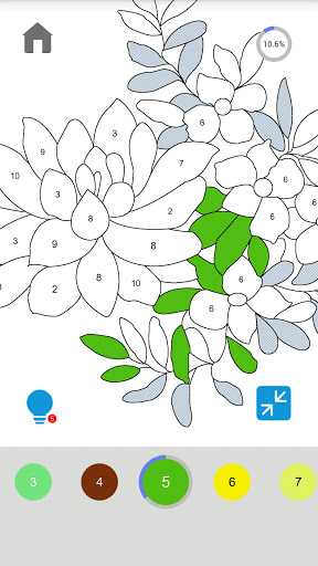 Android application 指尖涂色 screenshort