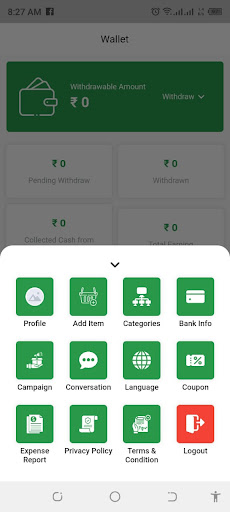 Android application Sasta Dukan Rider screenshort