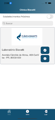Android application Clínica Biavatti screenshort