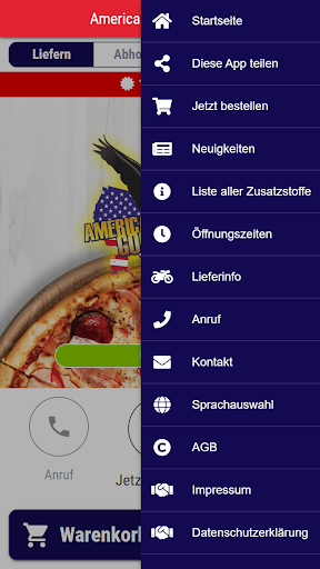 American Golden Pizza Screen 3