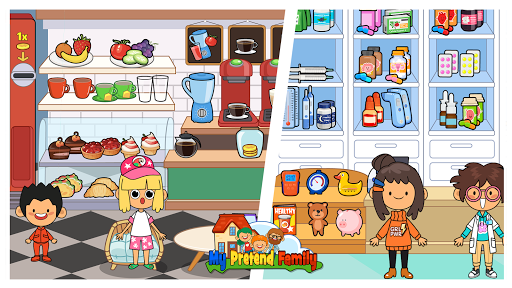 My Pretend Home & Family - Kids Play Town Games! screenshots 15