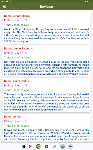 Quebec Province Campgrounds screenshot 14