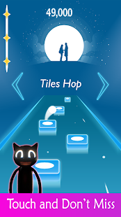 Scary Cartoon cat Hop tiles 1.0.1 APK + Мод (Unlimited money) за Android