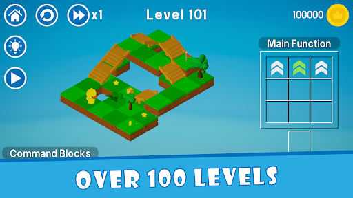 Android application Blocky Island: Coding Master screenshort