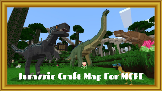 Jurassic Craft Map For MCPE