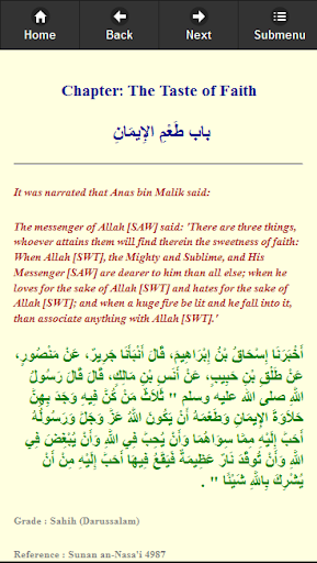 Hadith Shaheeh An Nasai