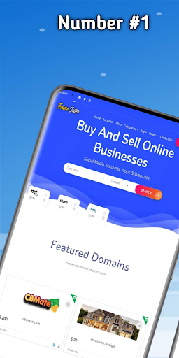 Android application Buy Sell Social Media Accounts screenshort