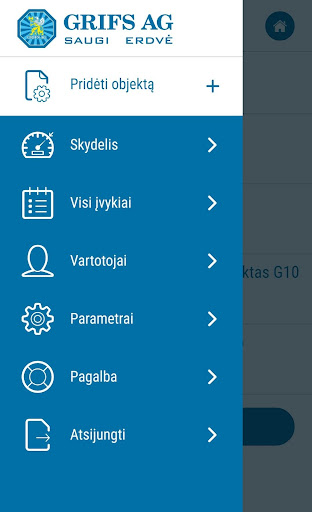 GRIFS AG apsauga Screen 3
