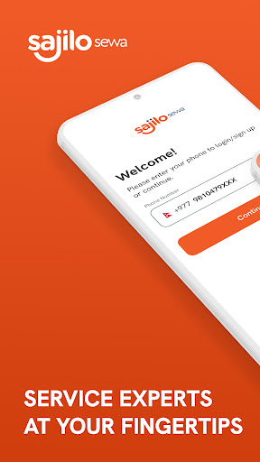 Android application Sajilo Sewa screenshort