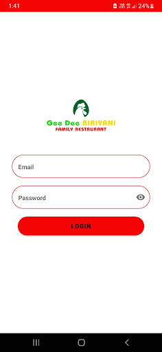Android application GeeDee DeliveryBoy screenshort