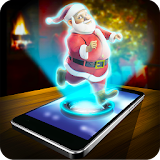Hologram Santa 3D Simulator icon
