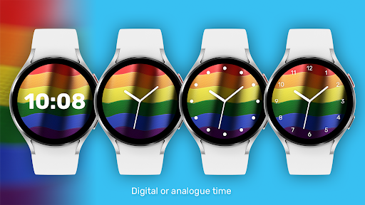 Animated Pride Flag Watch Face Screen 3