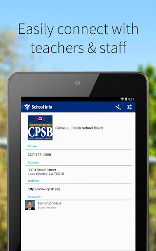 Calcasieu Parish School Board Screen 2