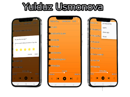 Android application Yulduz Usmonova Qo'shiqlar screenshort