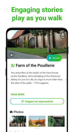 Seclin Tour Guide:SmartGuide Screen 2