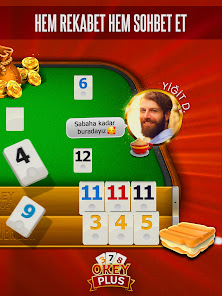 Captura de Pantalla 18 Okey Plus - En Kalabalık Okey! android