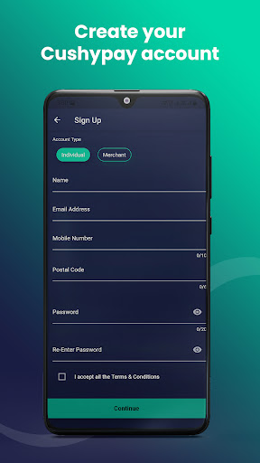 Cushy Pay Payment App Screen 2