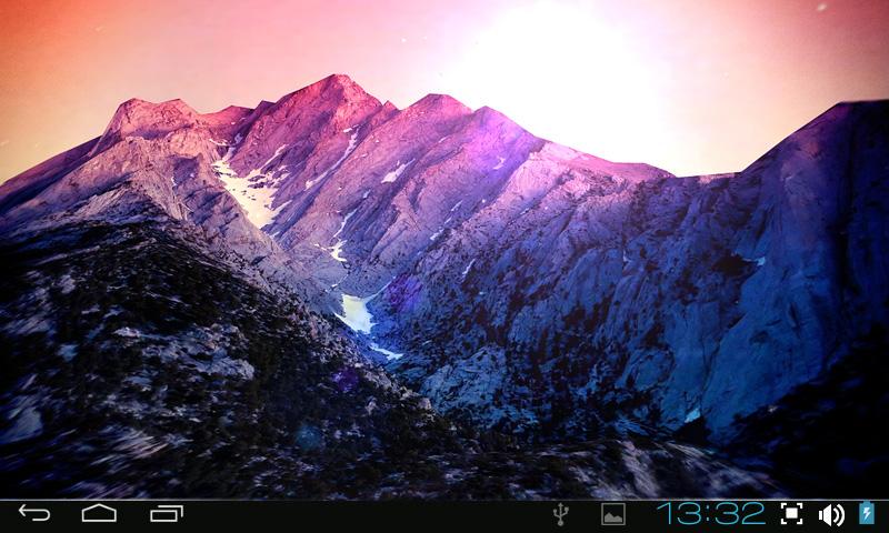 Captura de Pantalla 6 3D Kitkat 4.4 Mountain lwp android
