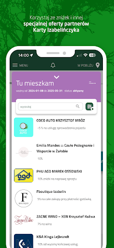 Karta Mój Izabelin Screen 2