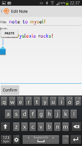 HexaDyslexia Screen 2