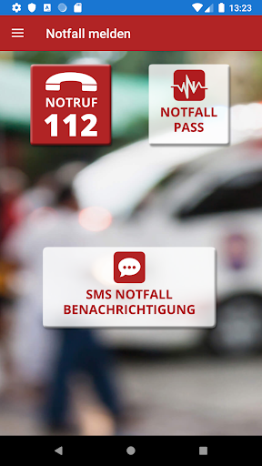 Android application Notfall-ID Notfallpass screenshort