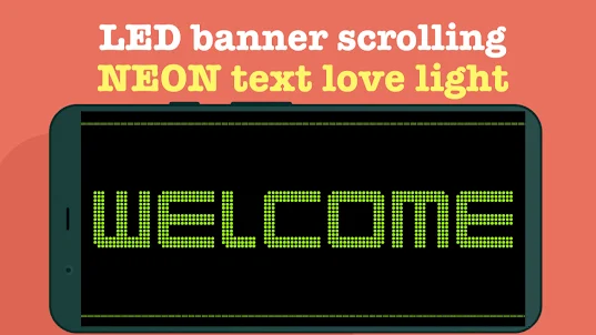 LED Banner Scrolling Text NEON