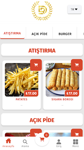 Android application Destan Restoran screenshort