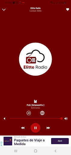 Elitte Radio Screen 2