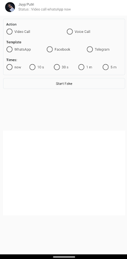 Fake Call Juyy Putri Video/Voice