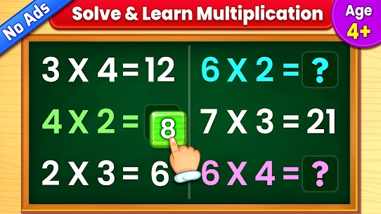 Kids Multiplication Math Games 9