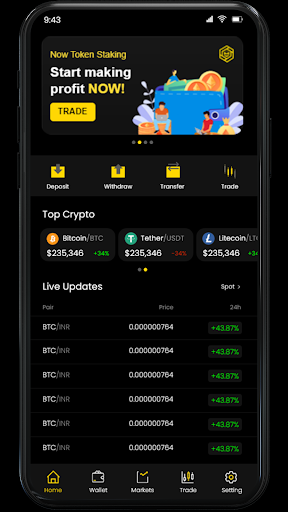 Mudra Exchange: Buy BTC, ETH Screen 3