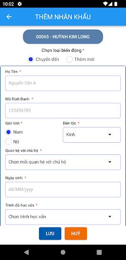 Điều Tra Dân Số Screen 3