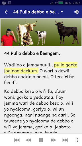 Fulfulde Taali men contes v 2 Screen 3