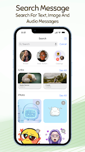 Screenshot 12 Message OS16 - Color Messenger android