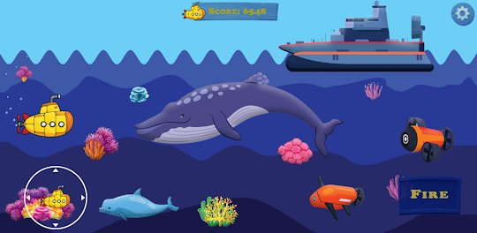 Submarine Fighting Game 2D