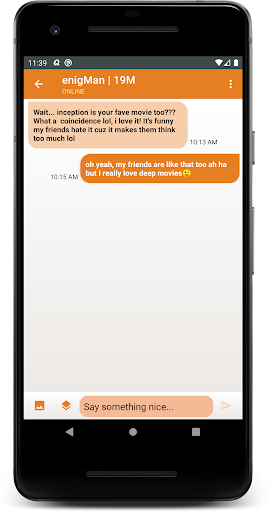 QFIRST Dating - Chat is Blind Screen 2