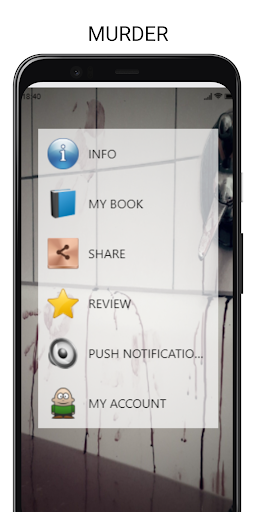 Android application THE MURDER ON THE LINK screenshort