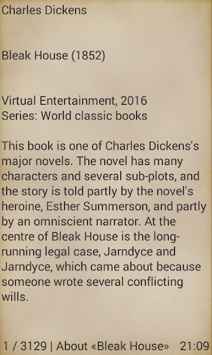 Bleak House by Charles Dickens Screen 2