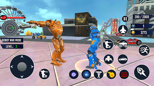 Android application Octopus Transformer Robot Game screenshort
