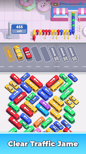 Screenshot of Bus Jam: Rescue Car Parking