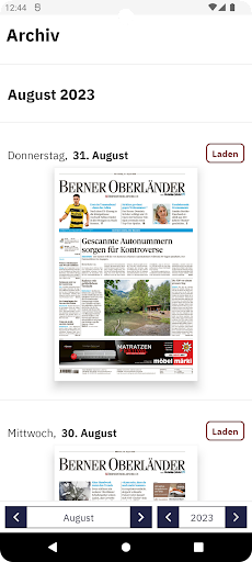 BZ Berner Oberländer E-Paper Screen 3