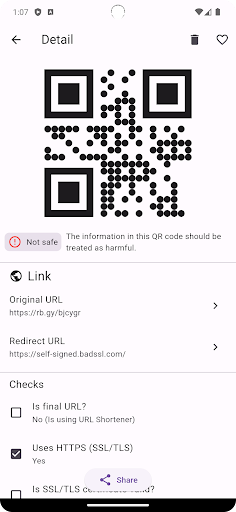 QRDefender: Secure QR Scanner Screen 2