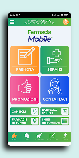 Android application Farmacia Mobile screenshort