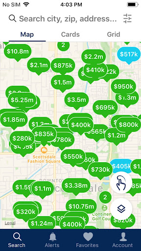 Android application Desert Mountain Real Estate screenshort