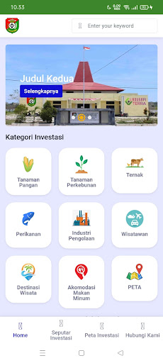 Android application SiPintar Sumba screenshort