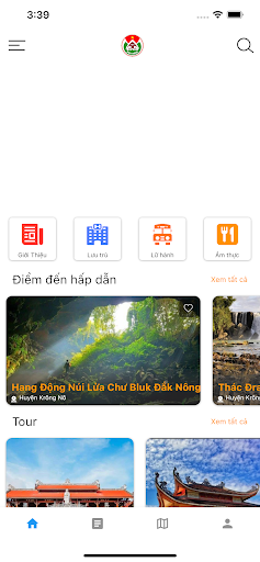 Android application Du lịch thông minh Đắk Nông screenshort